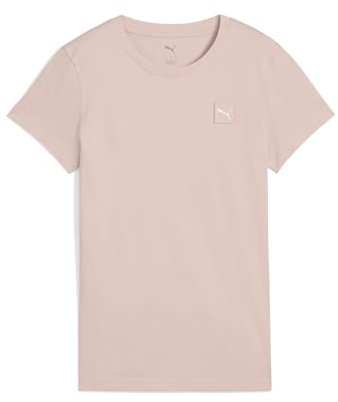 PUMA Unisex ESS Elevated Tee T-Shirts, Rose Quartz, XS