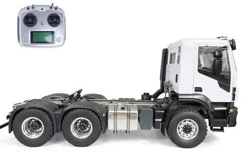 wheelfun 6x6 RC-Traktor LKW 1/14 Maßstab Metall-Chassis Funkgesteuertes Auto Sound Licht System RC Hobby Modelle