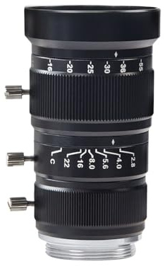 MOKOSE Obiettivo della macchina fotografica del CCTV 10-55mm 10MP Pixel 1/1.7 Obiettivo della telecamera di sicurezza Teleobiettivo zoom della macchina fotografica manuale