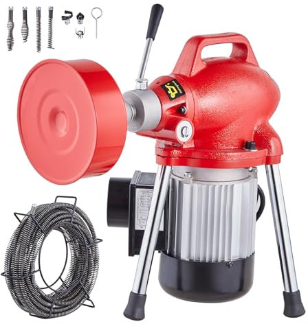 VEVOR XX250W 5/8IN 66FT Desbloqueador de Tuberías
