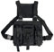 Taktische Brusttasche, wasserdichte Tactical Chest Rig Pack mit Muti-Taschen, verstellbarem Radio Walkie Talkie Tragetasche zum Laufen, Wandern, Trainieren, Spazierengehen, Jagen, Angeln