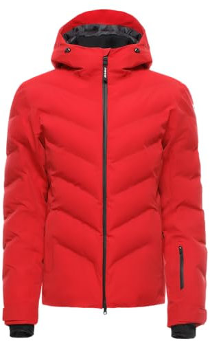 Dainese Men's Etesia Aerosense-Dry Jacket Skijacke mit Wattierung, wasserdicht und atmungsaktiv, Rot, S