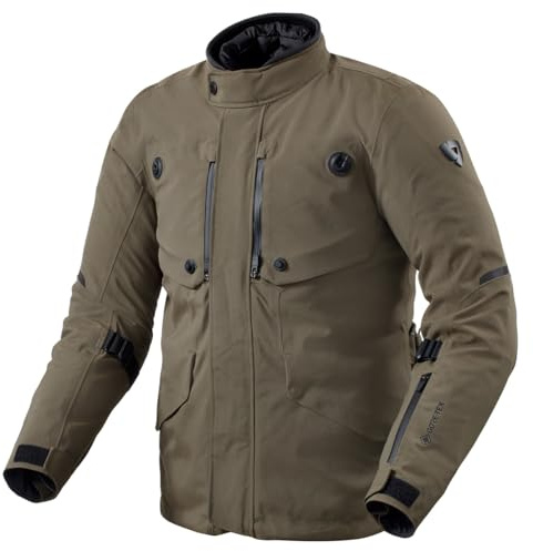 REV'IT! Revit Trench 2 GTX wasserdichte Motorrad Textiljacke, oliv, L