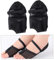 minkissy Ballet Dance Toe Pad Foot Full Foot Protection for Belly Ballet Dancers Comfortable Polyester Socks Size s Black