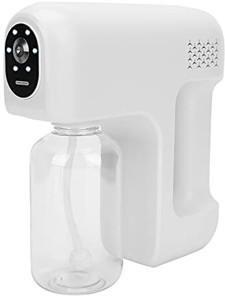 Qukaim Máquina pulverizadora de niebla con luz morada USB de mano, máquina pulverizadora de niebla de limpieza del hogar, recargable, diseño portátil, ideal para uso doméstico
