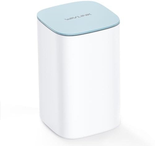 WAVLINK AX3000 Mesh WLAN Set (1 paquet), WiFi 6 Dual Band Whole Home VPN Routeur/répéteur (jusqu'à 1600 sq.Ft.), 3 ports Gigabit pour chaque unité, 5 antennes 5 dBi, 2 x 2 MU-MIMO & OFDMA, gestion des