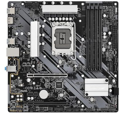 WLTDYZZLDN Placa Base Fit For ASRock Z690M Phantom Gaming 4 Intel Z690 LGA1700 Compatible con procesadores 14900F, 14700, 13400, 13600KF y 12400 MHz, DDR4 y procesador M.2 de 128 GB. Placa Bases