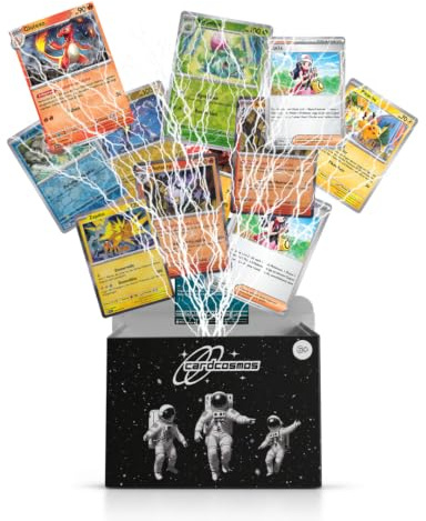 100 Karten Set - Pokemon Karten Deutsch – Originale Pokemon Sammelkarten inkl. 12 Holo/Reverse Holo – Keine Duplikate – Sammelkarten Geschenkbox – Geschenk für Kinder & Sammler