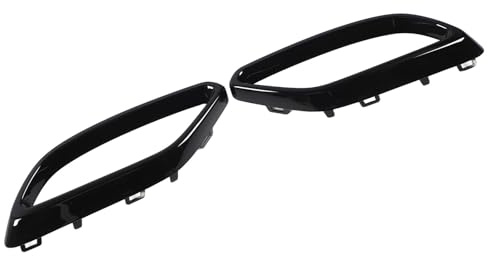 ZDETGU Auspuffblenden-Abdeckungsblenden – Glänzender Schwarzer Ersatz für CLA C118/X118 Line 2020–2024 – ABS-Konstruktion mit – Design-Upgrade für Sporty – OEM 1184920100/1184920200 – Hinten