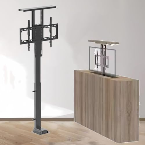 GTHTUHFD Supporto TV Elettrico per Televisori da 42-70 Pollici, Supporto TV Elettrico Telescopico con Sollevamento Automatico, Supporto TV Motorizzato A Scomparsa in Un Mobile, P