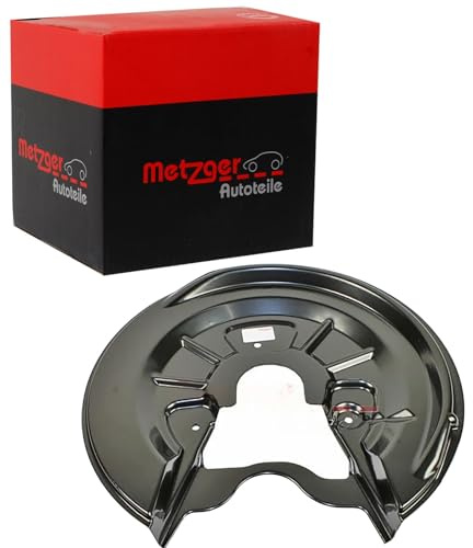 METZGER Spritzblech, Bremsscheibe 6115082 Hinterachse rechts, Kompatibel mit: AUDI A3, A3 Cabriolet, A3 Sportback, SEAT ALTEA, ALTEA XL, LEON, TOLEDO III, SKODA OCTAVIA II, OCTAVIA II Combi, SUPERB II