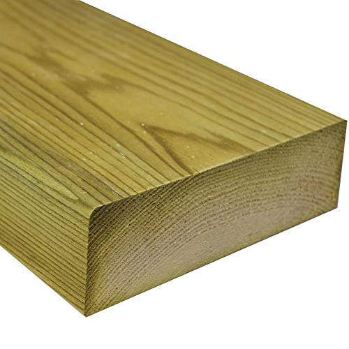 5x2 C16 Treated Tanalised Timber Studwork Various Sizes 2.4m 3.0m 3.6m 4.2m 4.8m (3.0m (10ft))