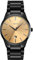 TONSHEN Herren Luxus Fashion Edelstahl Uhren Einfaches Stil Casual Analog Quarz Armbanduhr Datum (Gold)