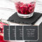 Personalised Engraved Square Natural Slate Drinks Coaster - Set of 4