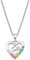 Prinzessin Lillifee Kette mit Anhänger 925 Sterling Silber Mädchen Kinder Halsschmuck, mit Zirkonia synth., 35+3 cm, Silber, E, Kommt in Schmuck Geschenk Box, 2027880