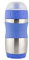Kid Basix Safe Sporter, Lunch & Sport Stainless Steel Water Bottle, Easy Pull Spout, Mud Cap, Dishwasher Safe, Holds 12oz, Blue