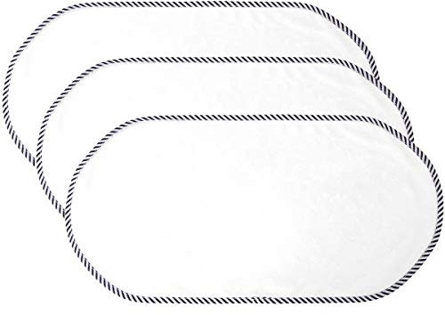 Nicoone Lot de 3 Tapis à Langer Coussin Imperméable pour Bébé, Paquet de 3 Protège-Matelas de lit, Doublures de Housse de Table à Langer Réutilisables Lavables