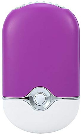 USB Mini Fan Handventilatoren Gebläse Wimperngebläse Gebläse für Wimpernverlängerung Kleber/Nagellack(Lila)