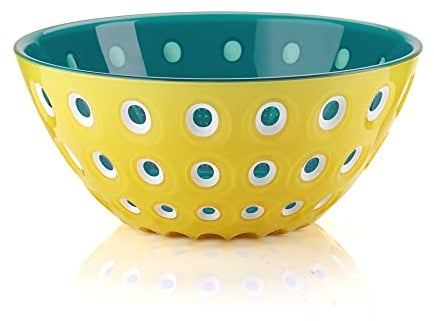 Guzzini - Le Murrine, Cuenco, Ensaladera, L - Amarillo/Blanco/Azul
