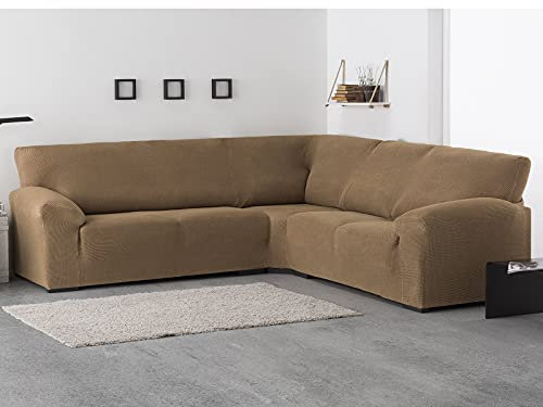 Sofabezug für Ecksofa, bi-elastisch, klein, Rot C05
