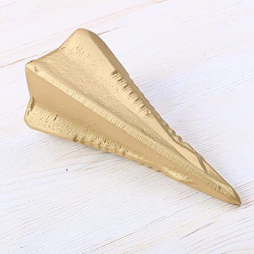 BestAlice Wood Splitting Wedge, Diamond Shape Log Wood Wedge, 1.5KG Heavy Steel 4 Way Log Splitter Wedge, Less Effort Manual Maul Log Splitting