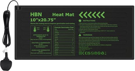 Durable Seedling Heat Mat,Waterproof Hydroponic Heating Pad,Seedling Heating Pad for Winter Indoor Seedling Germination and Greenhouse(10x 20,1pc)