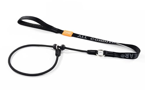 HowGo Retrieverleine für Hunde mit zugstopp, Anti-Zug(Schwarz,1.0 M) | Hundeleine mit Schlupfleine, Trainingsleine, Anti-Zug-Leine und Halsband, robustes Nylon, gepolsterter Griff, für alle Rassen