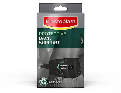 Elastoplast Protective Back Support, 1 Belt | Supportive Back Brace, Adjustable, Protection and Relief for Chronic Back Pain, Sprains, Strains, Arthritis, Medical-Grade