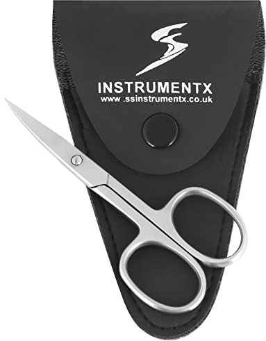 SS INSTRUMENTX Forbicine Per Unghie, Lama Curvata Professionale Forbici Unghie Per Uomini e Donne, Frbici Per Unghie Piedi Perfette Per Unghie Spesse, Cuticole e Unghie dei Piedi