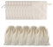 15pcs Cotton DrawstringBags,Double DrawstringCotton ClothBag,8 * 10cm Reusable Fabric Bags Small Canvas Drawstring Bags Cotton MuslinBags for Candy Jewelry Wedding Christmas Party DIY Craft