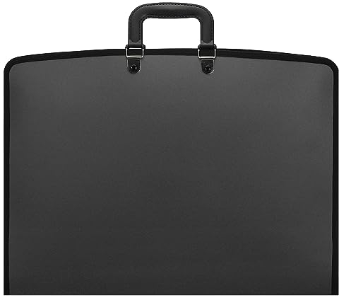 PATIKIL Kunst Mappe Gehäuse A3 Portfolio Lagerung Tasche Schwarz