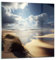 Bilder auf Glas 40x40cm Glasbild Strand Meer Dünen Klein Wanddeko Bild im Glas Schlafzimmer Küche Deko Wandbilder Dekoration Wohnzimmer Modern Wall Decor Glasdruck Wand Kunstdruck Art GAC40x40-5800