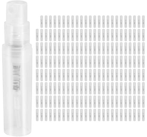 Clickinline 200Pcs/Lot 2ML Transparent Plastic Bottle Small Cosmetic Packing Atomizer Perfume Bottles Atomizing Liquid Container