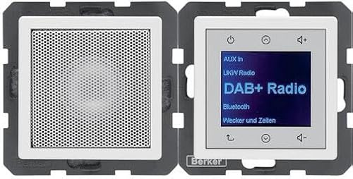 BERKER Radio Touch mit LS DAB+ Q.x polarweiss 29806089