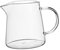 Gralara Tea Cup, Transparent Milk Pourer, Clear Coffee Pot, Serving Pitcher, Glass Milk Jug, Mini Carafe, Coffee Cup for Latte, 300ml 7.5x8x8.5cm