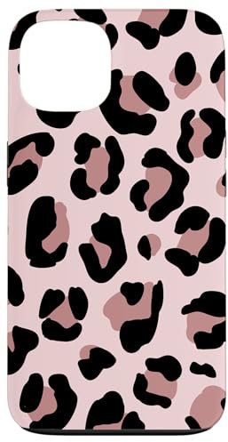 iPhone 13 Blush Pink Leopard Print Case