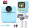 NUOTUN Sofortbildkamera Kinder, Kinder Kamera mit Fotos drucken, 2,0 Zoll HD Bildschirm, 8X Zoom, 1080P Digitalkamera mit Druckpapier & Karte, Kinderkamera Geschenk mädchen & Junge 3-12 Jahre (Blau)
