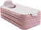 Vasca da Bagno Gonfiabile Automatica Vasca da Bagno Pieghevole Mobile Bagno Gonfiabile Senza Fili Spa Bagno di Vapore per Adulti Piscina per Bambini Spa PVC Rosa