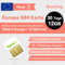 30 Tage 12GB SIM-Karte für Großbritannien & Europa ohne Roaminggebühren – UK-Nummer, unbegrenzte Anrufe & SMS, für Google, Instagram, Twitter, Whatsapp – Aktivierung erforderlich