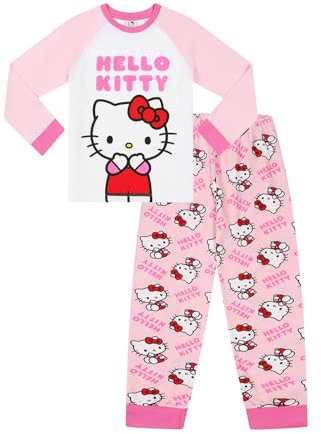 Hello Kitty Pigiama lungo da donna, rosa, 18-20