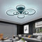 Fachae Kreativität Deckenleuchte Mit APP Fernbedienung,LED Dimmbar 3000K-6000K Deckenlampe,Memory Functions 72W Moderne Lampe Mit Timer Für Wohnzimmer Schlafzimmer Büro