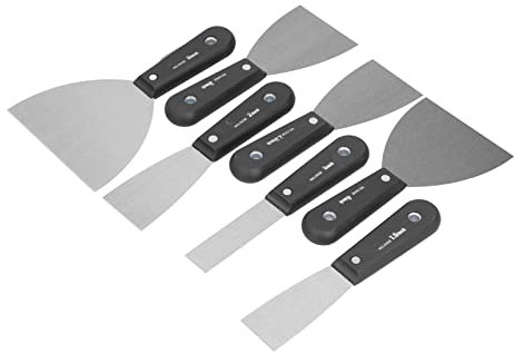 Juego de Cuchillos para Paneles de Yeso, Cuchillo para Paneles de Yeso, 7 Piezas, Herramientas Portátiles para Paneles de Yeso, Juego de Espátulas para Masilla, Herramienta