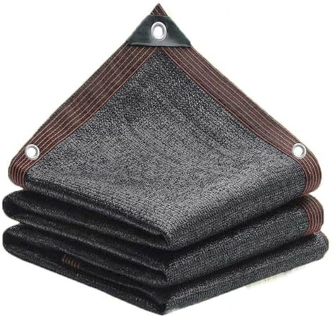 KSQP Voile d'ombrage Carrée 5x5 Voile Dombrage Tissu d'ombrage Toile pour Pergola bache Soleil Rideau pour Pergola Tente D'ombrage Tissu,black-4x6m