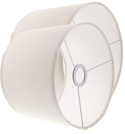 Homoyoyo 2piezas Pantallas De Lámpara De Tela De Lino Para Mesa Y Dormitorio Lámpara De Mesa Sencilla Pantalla Decorativa Resistente Y Duradera Para Salón Y Habitación