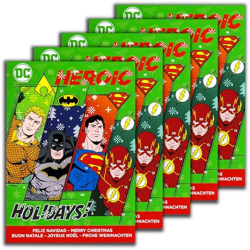 5 er Pack Adventskalender mit Schokolade Schoko Weihnachts Kalender mit coolem Actionmotiv 5 x 75 g zum Schäppchenpreis!!!!!!