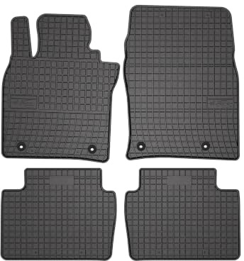 Wielganizator SolidPRO Gummimatten passend für Mazda 3 IV (2019-) | Qualität: Premium - Genaue Passform, rutschfest 4-teilig Fußmatten- Schwarz