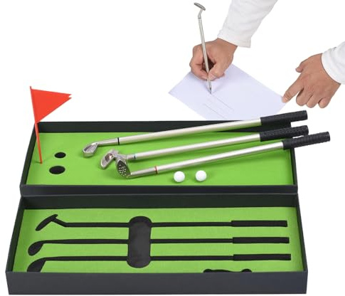 szaluyk Bolígrafos de Golf | Gadgets de Golf Geniales y Divertidos,Suministros para Oficina Hogar Viajes Deportes Regalos Día del Padre Navidad Escritorio Trabajo