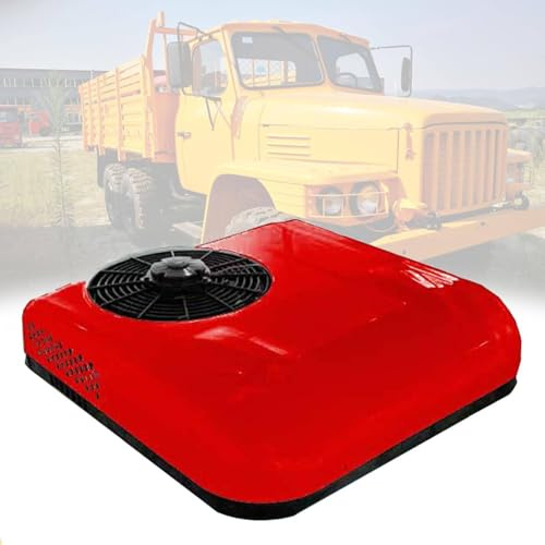 ZXINXIN 12v/24v Dc Air Conditioner,Rv Air Conditioner Cool, For Truck Rv Boat Automotive Travel Trailer Red-12V