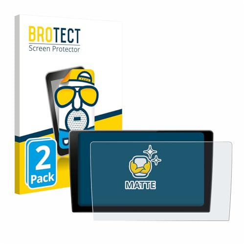 BROTECT Schutzfolie für Pioneer SPH-PF97BT | 2 Stück Entspiegelnder Displayschutz Made in Germany Matte Displayschutz-Folie Anti-Reflex Anti-Fingerprint Einfache Montage