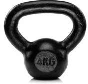 Splay 4 Kg Solid Cast Iron Kettle Bell Experience Ultimate Fitness with - The Best Indoor Training Tool for Guaranteed Performance and Endurance